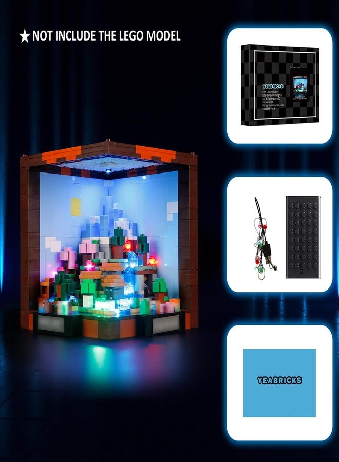 YEABRICKS LED Light for 21265 The Crafting Table Building Blocks Model (Building Set NOT Included) - Image 5